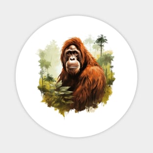 Orangutan Monkey Magnet